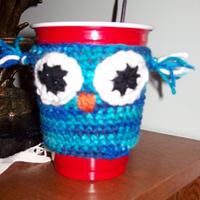 Owl cup cozies & Mustache Cozies - Project by babs272