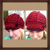 Cranberry Bliss Hat with Visor