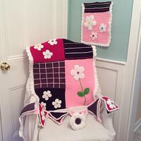 Baby girl blanket set  - Project by Lisa