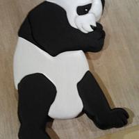 Panda Bear Intarsia