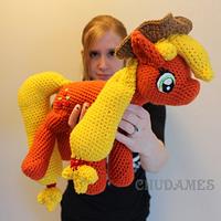 MLP AppleJack Amigurumi - Project by Chudames