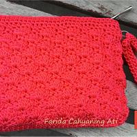 Shell stitch purse - Project by Farida Cahyaning Ati