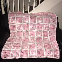 Baby Girl Cot Blanket - Project by CrochetNikki