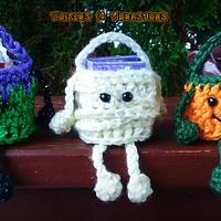 Mini Monster Baskets - Project by tkulling