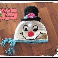 The Frostiest Snowman Crochet Pattern by Heather Macias-Sugar Hiccups Boutique - Project by Heather Macias