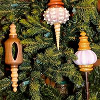 Sea Urchin Christmas ornaments
