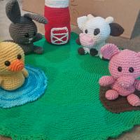 Farm playset - Project by Down Home Crochet