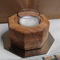 Octagon candle holder - Project by Renee Turner