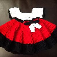 Little black red white dress - Project by MsRvet