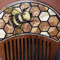 Bee on a "Honeycomb"
