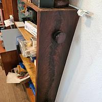 Recycled drawers into Book Shelves