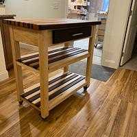 Mobile Kitchen Island - Project by Alan Sateriale