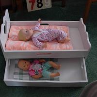 Doll Bed ( Trundle style)