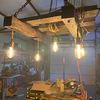 Rustic Chandelier for Pavilion - Project by Sparky52tx