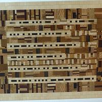 2023 BeerBQ Swap - Chaotic Cutting Board with Morse Code - Project by Steve Rasmussen