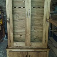 Gun cabinet with a secret - Project by Nate Ramey