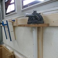 Garage door storage