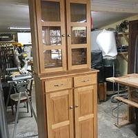 Shaker Style Jelly Cabinet With Hutch - Project by Statler