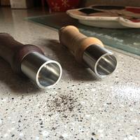 Some Turned Pepper Grinders