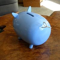 Blue Piggy Bank