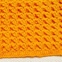 Easy To Make Pumpkin Stretch Crochet Blanket - Project by rajiscrafthobby
