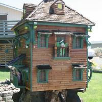 Stump Fairy House