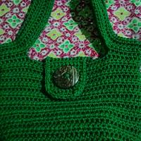 Green Pipistrelle Handbag - Project by Farida Cahyaning Ati