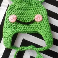 Frog Baby Hat with Braids - Project by CharleeAnn