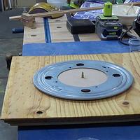 “Bread Board” Display Box mounted on a lazy susan.