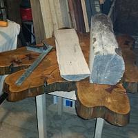 The remaking of my table for my slab table