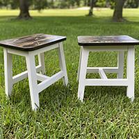 Farmhouse step stools  - Project by DaltryWoodworks
