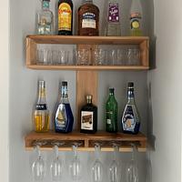 Wine/Liquor Shelf - Project by Rosebud613