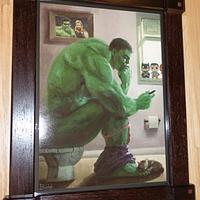 Frame for Poster Print “Hulk Splash” with Custom Joint