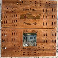 Nova Scotia Commemorative Cribbage Board
