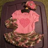 baby girl pink camo set - Project by Sam Remesz