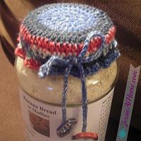Crochet tops for jar gifts - Project by JessieAtHome