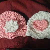 Baby girl hats to go with baby girl set #2 - Project by SunShinyDa