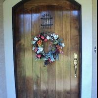 Insulated “Solid Walnut” Front door