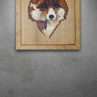 Fox marquetry to order by Andulino