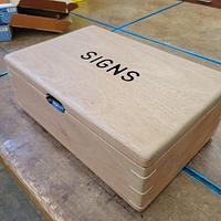 Rockler Sign Making Kit Storage Box.