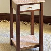 Side Table with Half Blind and Through Dovetails