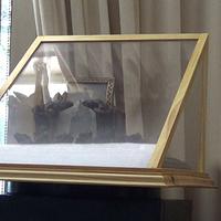 “Bread Board” Display Box mounted on a lazy susan.