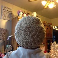 Extra slouchy hat with brim