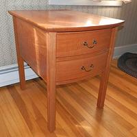 Bow-Front End Table