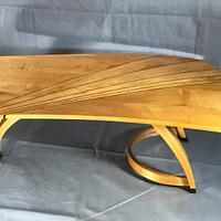 Curved Maple Coffee table - Project by tinnman65