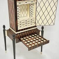 Art Deco Style Jewelry Cabinet 