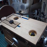 Lathe disk sander with micro adjustment... MK 2.