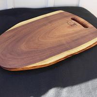 Natural Edge Mesquite  Charquterie Board