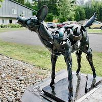 New sculpture and road trip to deliver/pick up sculptures from a couple of cities. 