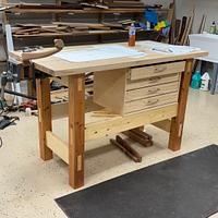 New bench - Project by Carey Mitchell